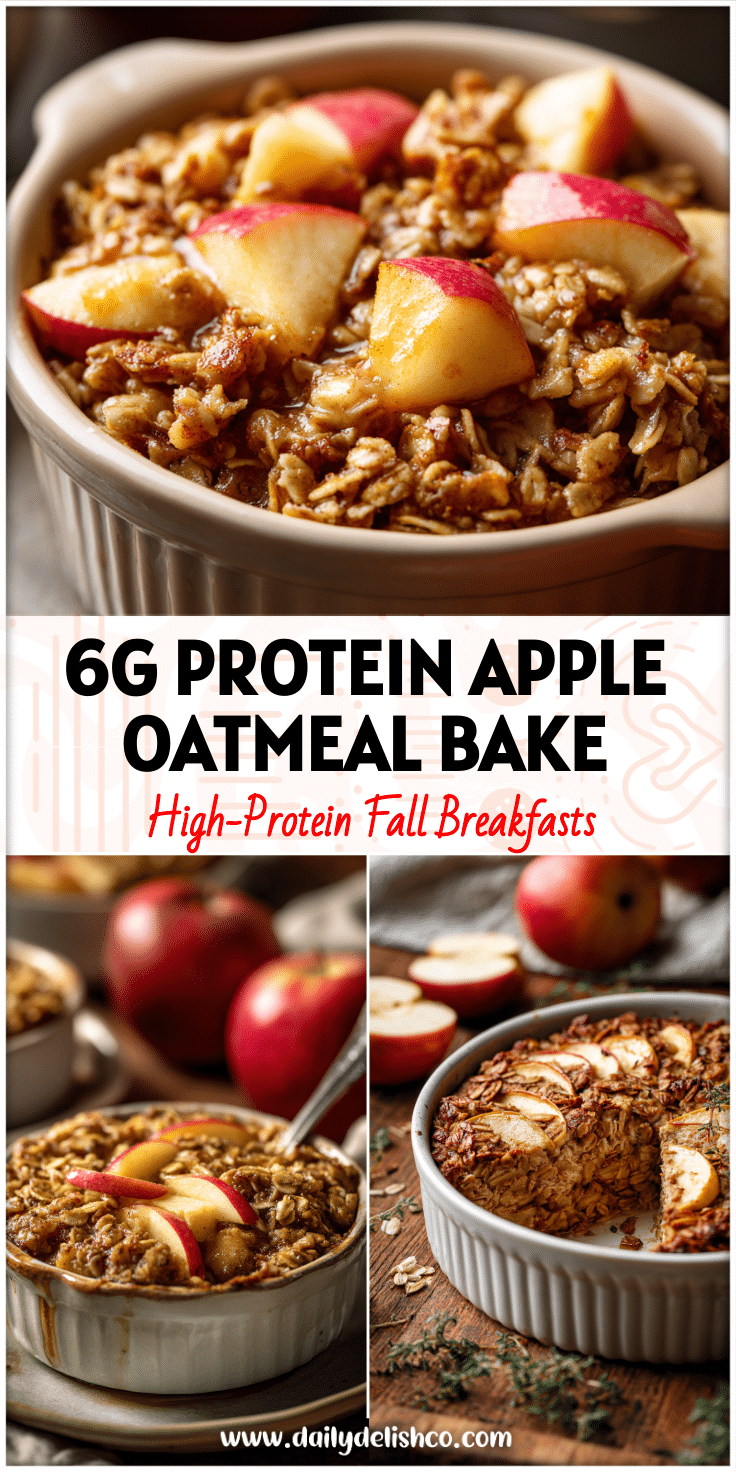 Golden Baked Oatmeal with Apples served in a cozy dish showcasing Healthy Breakfast Ideas with Oats